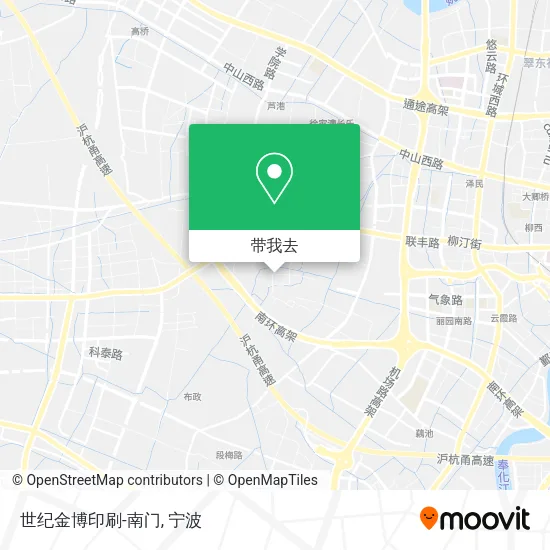 世纪金博印刷-南门地图