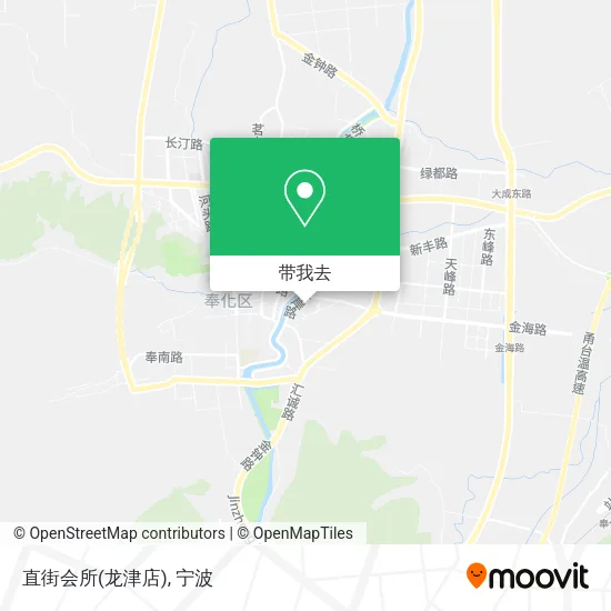 直街会所(龙津店)地图