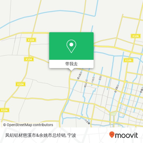 凤铝铝材慈溪市&余姚市总经销地图