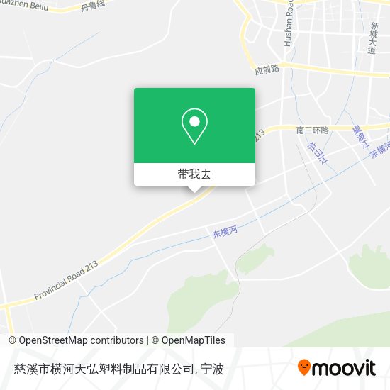 慈溪市横河天弘塑料制品有限公司地图