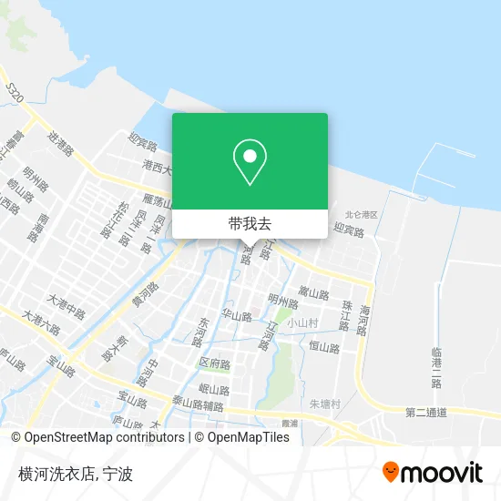 横河洗衣店地图