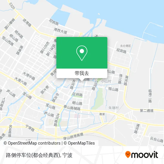路侧停车位(都会经典西)地图