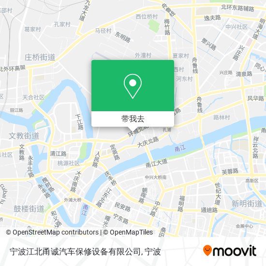 宁波江北甬诚汽车保修设备有限公司地图