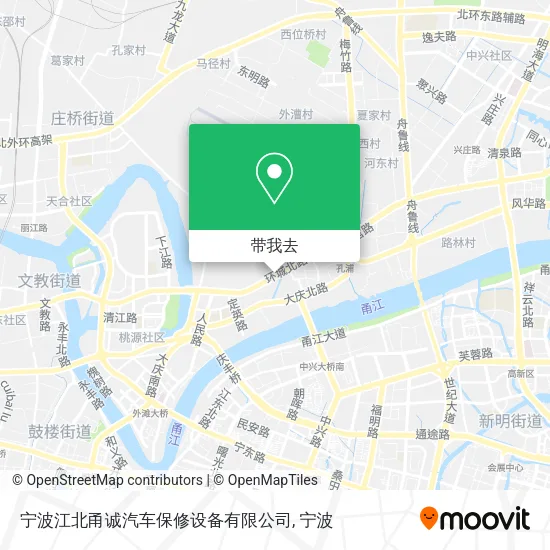 宁波江北甬诚汽车保修设备有限公司地图