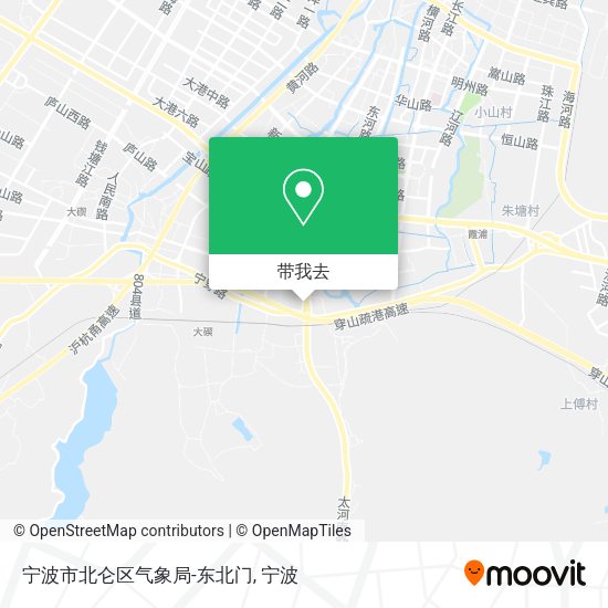 宁波市北仑区气象局-东北门地图