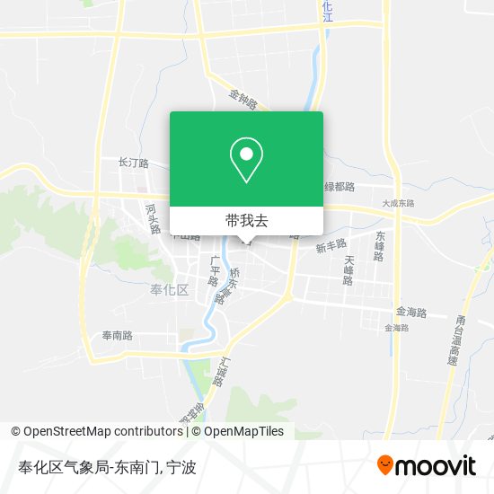 奉化区气象局-东南门地图