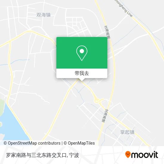 罗家南路与三北东路交叉口地图