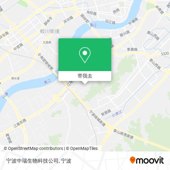 宁波中瑞生物科技公司地图