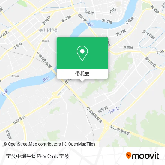 宁波中瑞生物科技公司地图