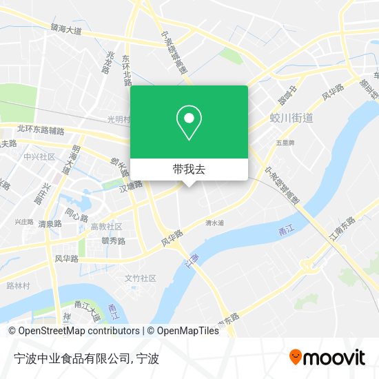 宁波中业食品有限公司地图