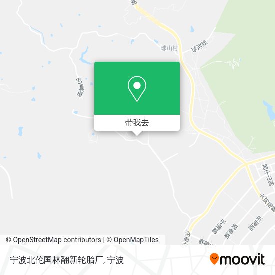 宁波北伦国林翻新轮胎厂地图