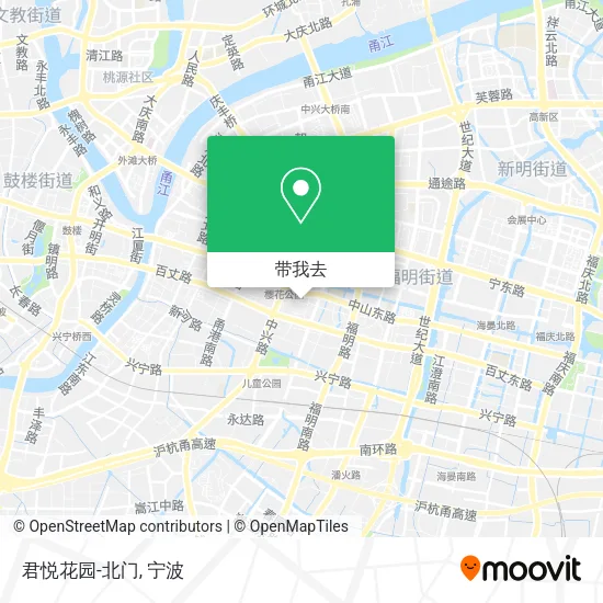 君悦花园-北门地图