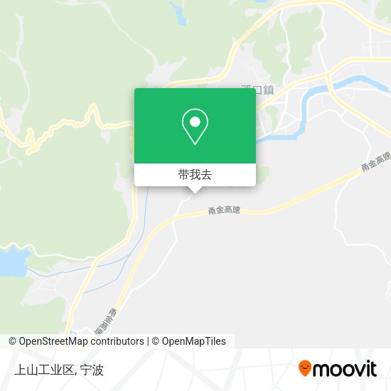 上山工业区地图