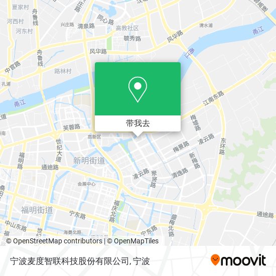 宁波麦度智联科技股份有限公司地图