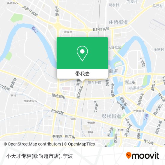 小天才专柜(欧尚超市店)地图