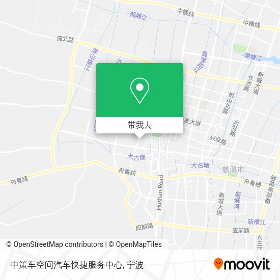 中策车空间汽车快捷服务中心地图
