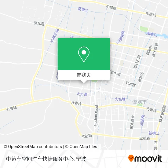 中策车空间汽车快捷服务中心地图