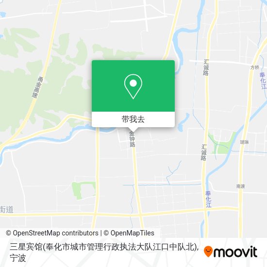 三星宾馆(奉化市城市管理行政执法大队江口中队北)地图