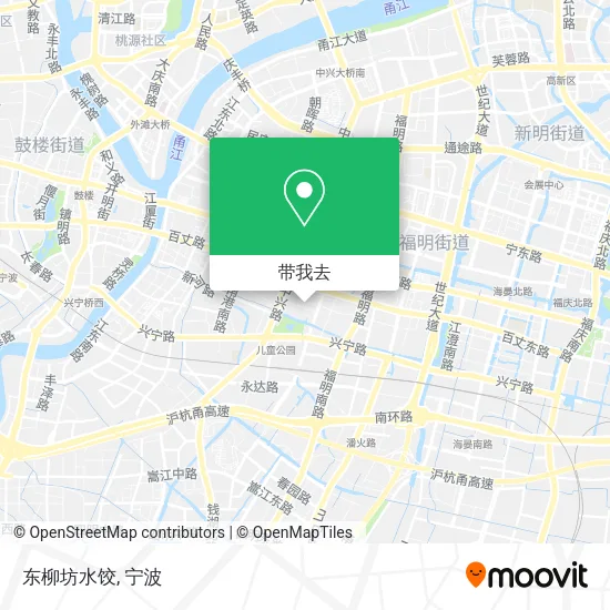 东柳坊水饺地图