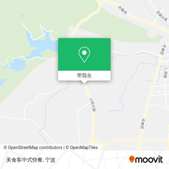 美食客中式快餐地图