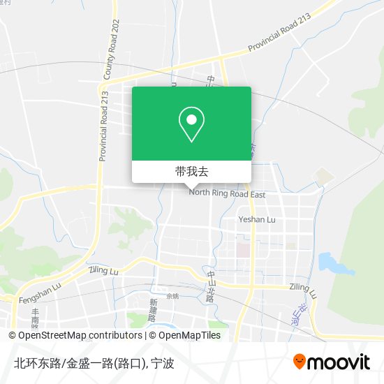 北环东路/金盛一路(路口)地图
