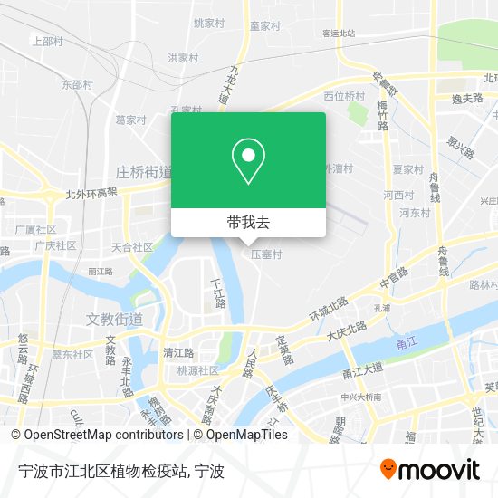 宁波市江北区植物检疫站地图