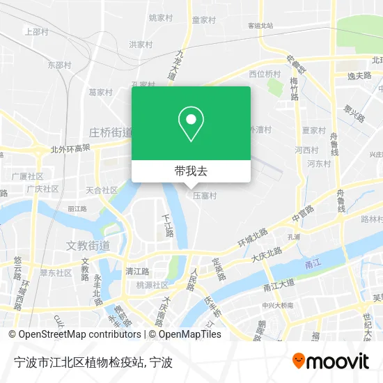 宁波市江北区植物检疫站地图