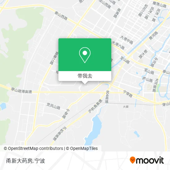 甬新大药房地图