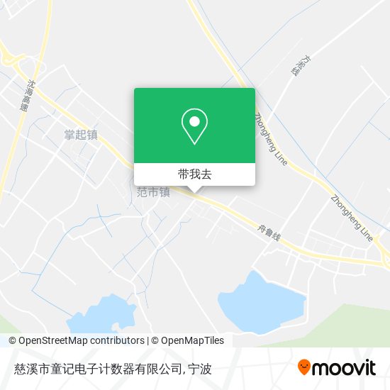 慈溪市童记电子计数器有限公司地图