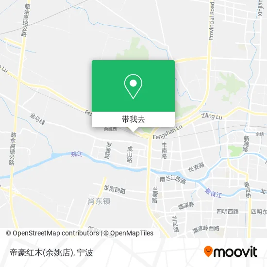 帝豪红木(余姚店)地图