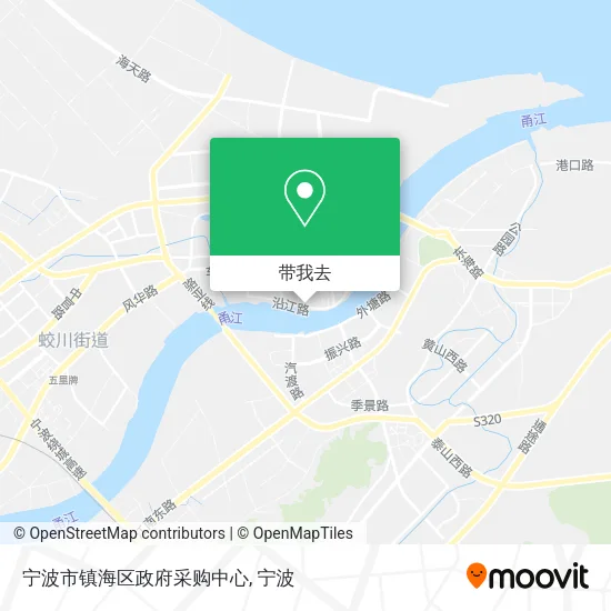 宁波市镇海区政府采购中心地图