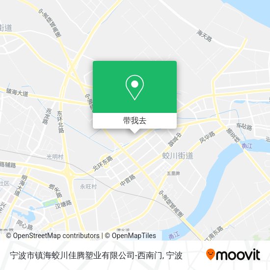 宁波市镇海蛟川佳腾塑业有限公司-西南门地图