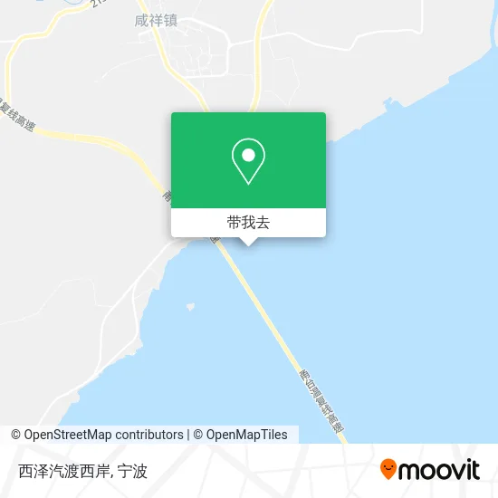 西泽汽渡西岸地图