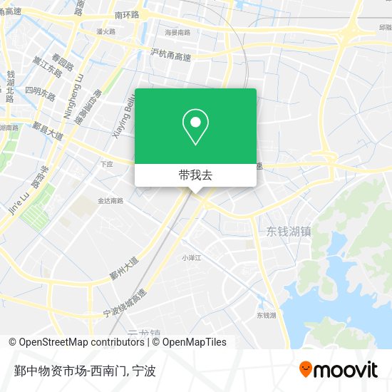 鄞中物资市场-西南门地图