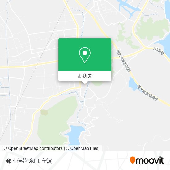鄞南佳苑-东门地图