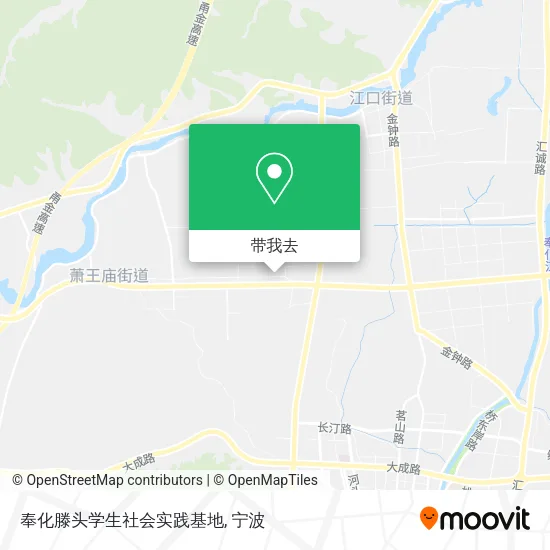 奉化滕头学生社会实践基地地图