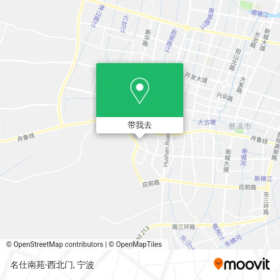 名仕南苑-西北门地图