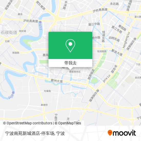 宁波南苑新城酒店-停车场地图
