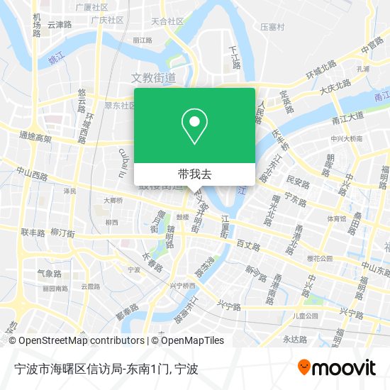 宁波市海曙区信访局-东南1门地图