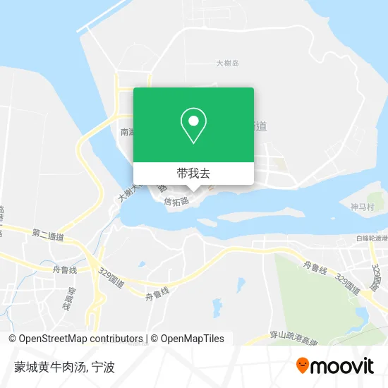 蒙城黄牛肉汤地图