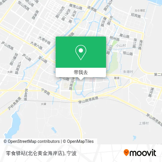 零食驿站(北仑黄金海岸店)地图