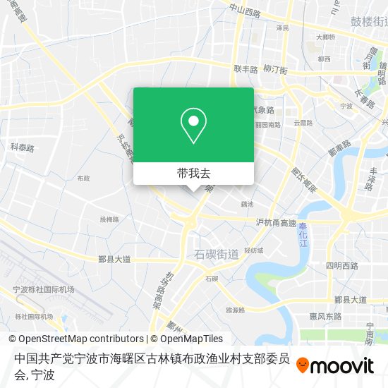 中国共产党宁波市海曙区古林镇布政渔业村支部委员会地图