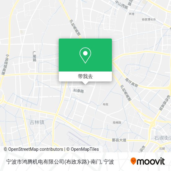 宁波市鸿腾机电有限公司(布政东路)-南门地图