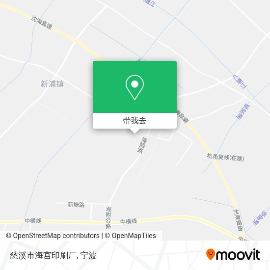 慈溪市海宫印刷厂地图