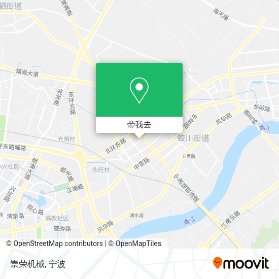 崇荣机械地图