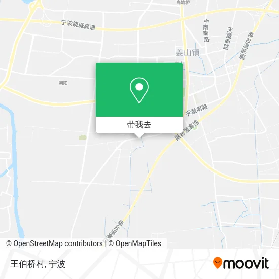王伯桥村地图