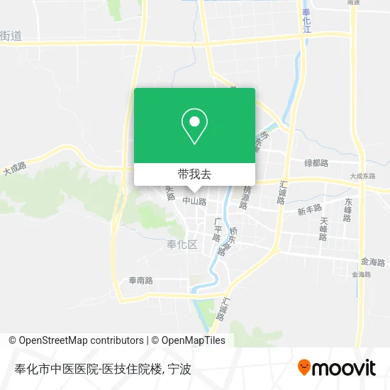 奉化市中医医院-医技住院楼地图