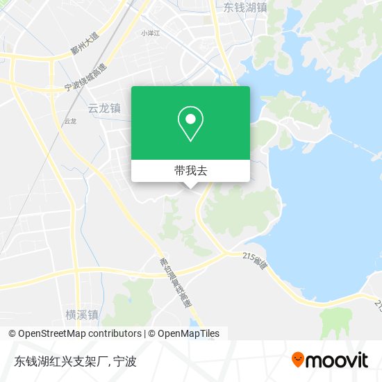 东钱湖红兴支架厂地图