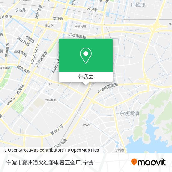宁波市鄞州潘火红蕾电器五金厂地图