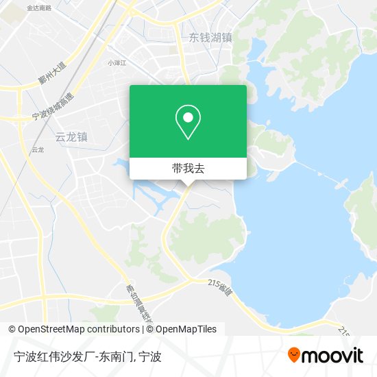 宁波红伟沙发厂-东南门地图
